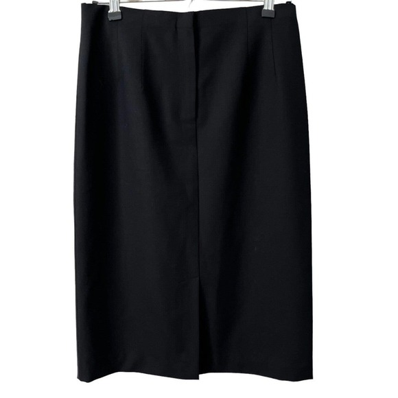 Talbots 4 Straight Skirt Italian Wool Stretch Lined Lightweight NEW Kick Pleat - Picture 1 of 7